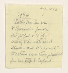 Letter, 11 July 1894