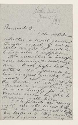 Letter, 10 June 1899