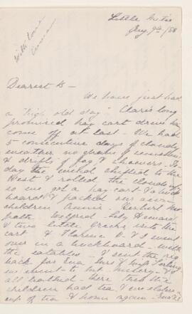 Letter, 9 August 1888