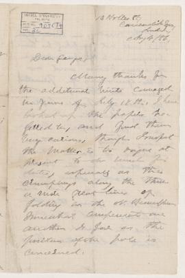 Letter, 4 August 1886