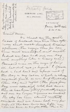 Letter, 30 June 1906