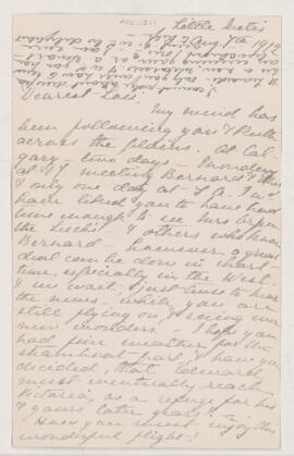 Letter, 7 August 1912