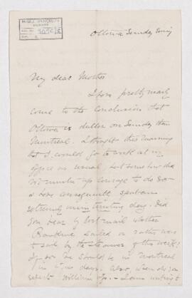 Letter, 1881