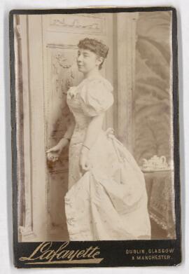 Anna Dawson at a door