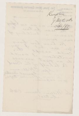 Letter, 15 September 1890