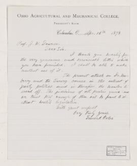 Letter, 16 April 1878