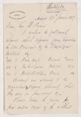 Letter, 20 June 1889