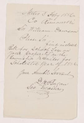 Letter, 3 February 1886