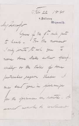 Letter, 22 February 1881