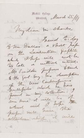 Letter, 25 March 1869