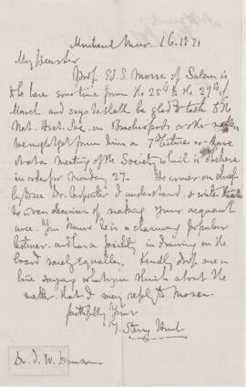 Letter, 16 March 1871.