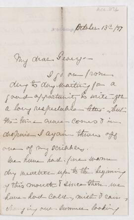 Letter, 13 October 1877
