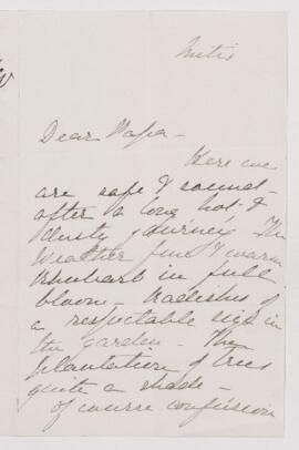 Letter,  June 1880