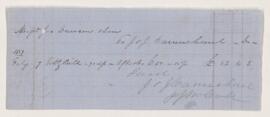 Account, 7 February 1857
