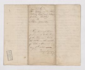 Indenture, 5 February 1821