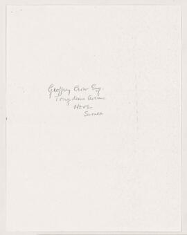 Letter, 5 January 1972