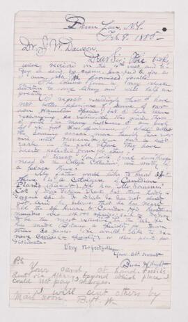 Letter, 9 February 1880