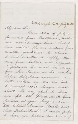 Letter, 23 July 1868