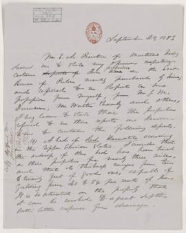 Letter, 29 September 1873
