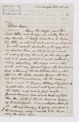 Letter, 10 October 1869