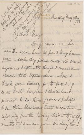 Letter, 4 May 1899