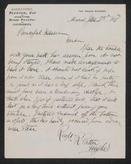 Letter, 25 January 1877