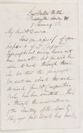 Letter, 7 January 1865