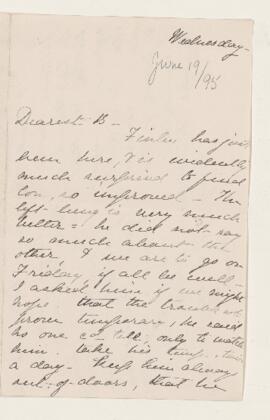 Letter, 19 June 1895