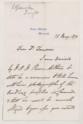 Letter, 12 May 1870