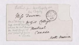 Letter, 27 October 1869