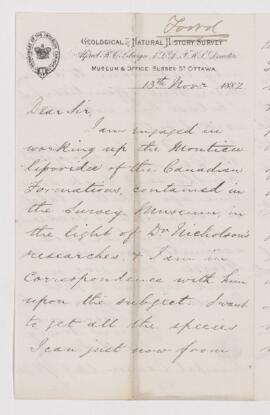 Letter, 13 November 1882
