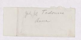 Letter, 16 July 1868