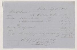 Account, 22 July 1857