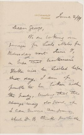 Letter, 2 June 1899