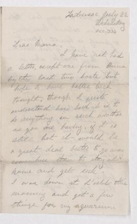 Letter, 22 July 1868