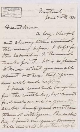 Letter, 24 June 1880