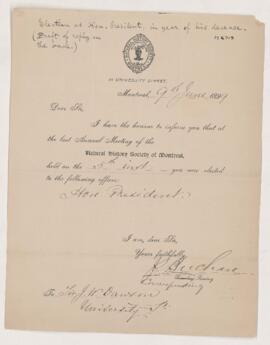 Letter, 9 June 1899