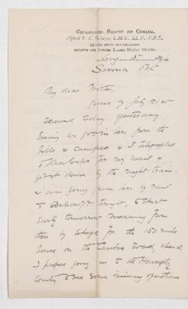 Letter, 5 August 1894