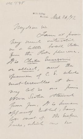 Letter, 26 March 1872