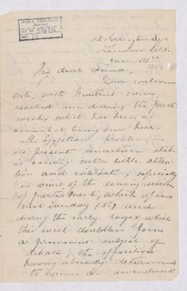Letter, 31 January 1884
