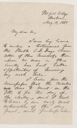 Letter, 11 May 1868