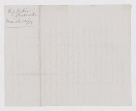 Letter from Robert G. Leckie to B.J. Harrington, written from Sherbrooke P.D..