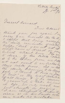 Letter, 1 July 1896