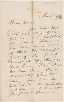 Letter, 28 June 1894