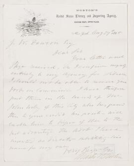Letter, 29 August 1855