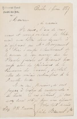 Letter, 1 February 1869