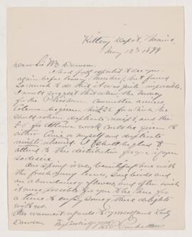 Letter, 12 May 1899