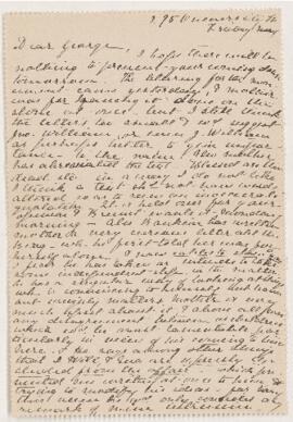 Letter, 16 November 1900