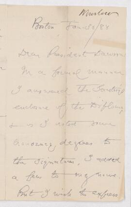 Letter, 30 January 1888