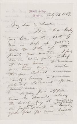 Letter, 19 February 1869